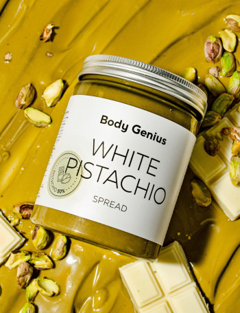 Crema de pistacho y chocolate blanco - Comprar online - Body Genius 2