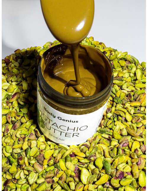 All-natural pistachio butter by Body Genius