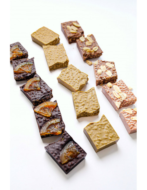 Nougat protéiné chocolat et cacahuète – Body Genius