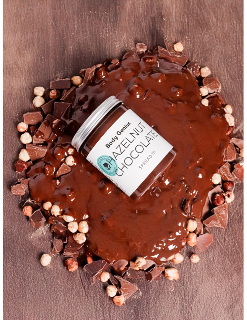 Pâte à tartiner noisette et chocolat de Body Genius